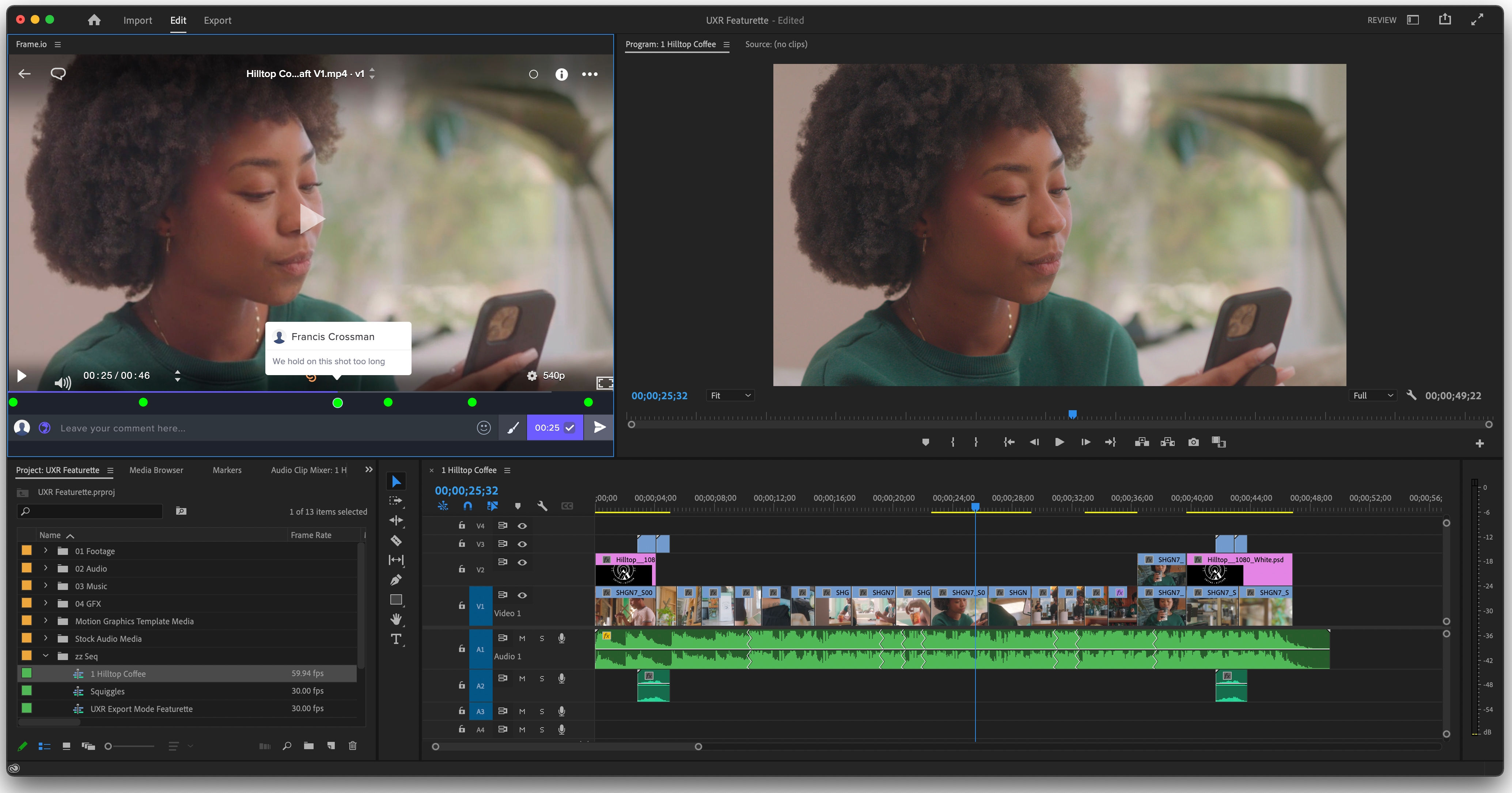 Adobe Premier video editor for laptop